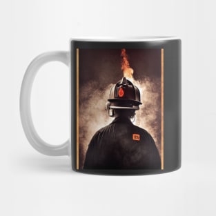 Firefighter Hallowee T-Shirt Mug